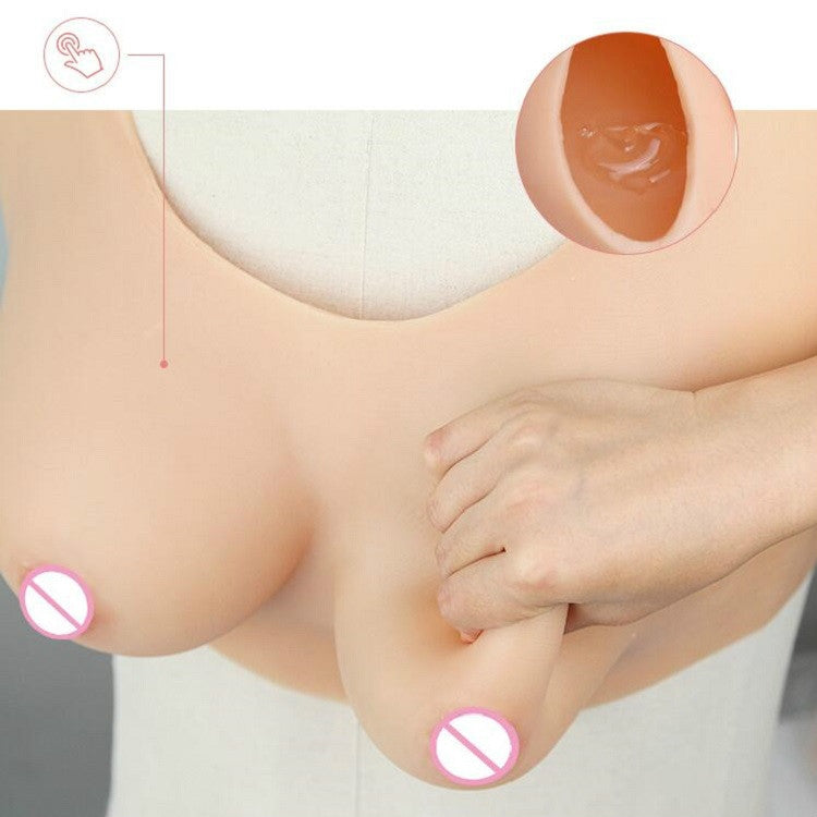 Skinless Silicone Breast Implants Bionic Breast Implants Fake Breast Underwear Chest Pads