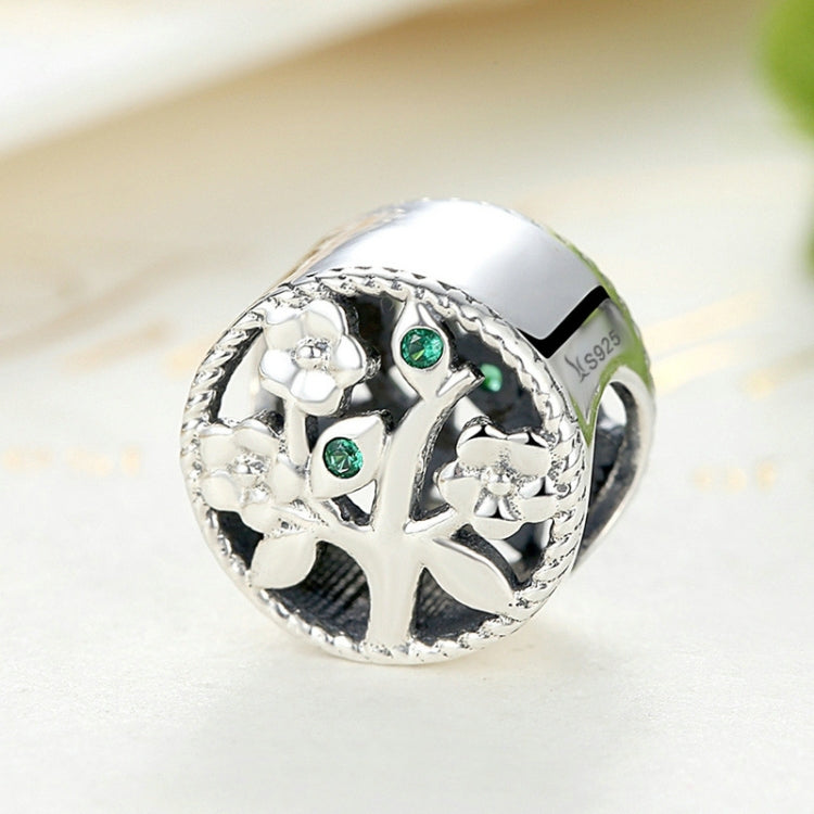 S925 Sterling Silver Beads Hollow Tree Of Life DIY Accessories Reluova