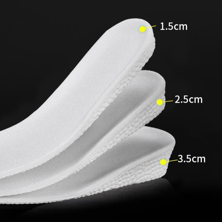 Inner Increased Insoles Sports Shock Absorption Increased Breathable Sweat-absorbent Deodorant Invisible Pad Reluova