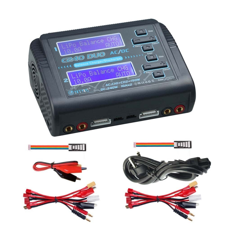 HTRC C240 Balanced Lithium Battery Charger Remote Control Airplane Toy Charger Reluova