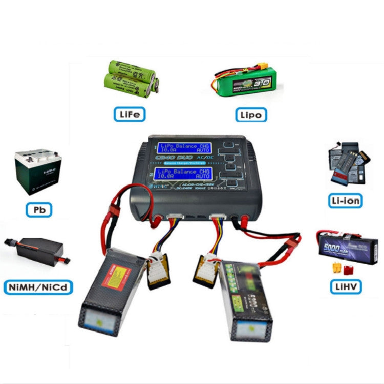 HTRC C240 Balanced Lithium Battery Charger Remote Control Airplane Toy Charger Reluova