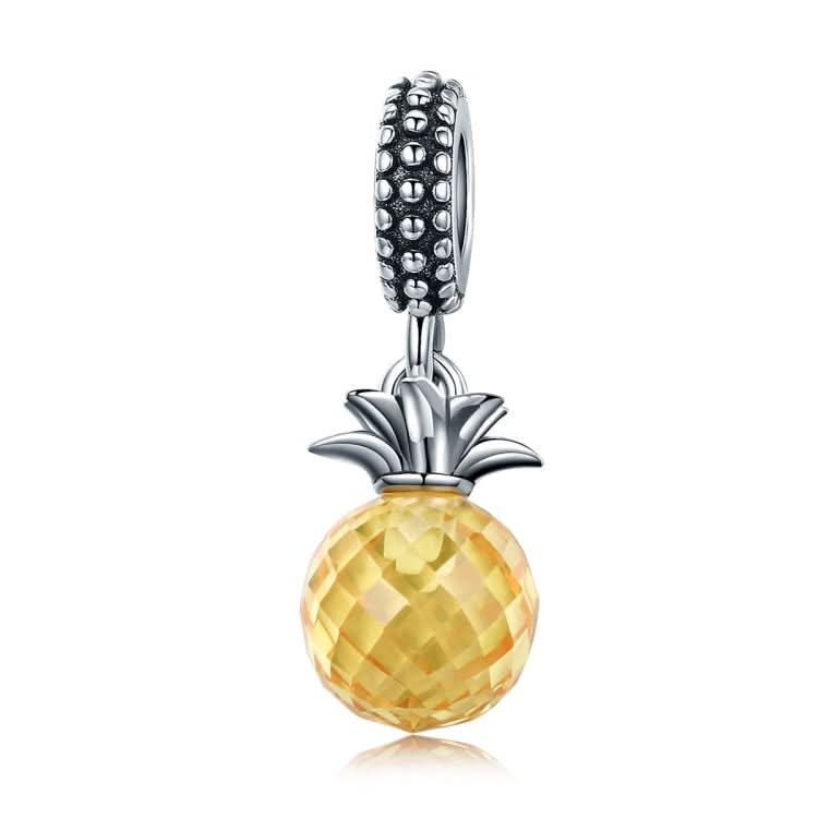 S925 Sterling Silver Fruit Series Pineapple Love Pendant DIY Bracelet Accessories Reluova