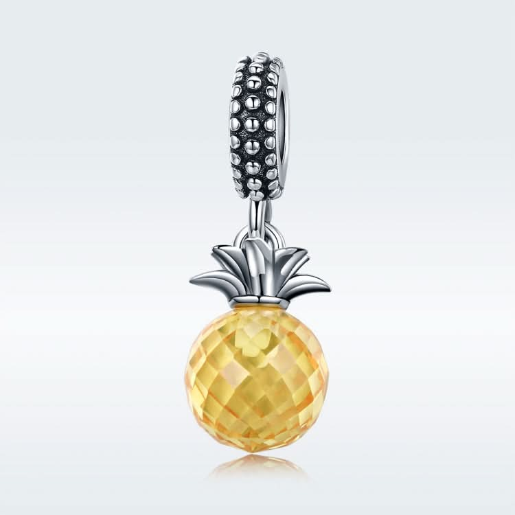 S925 Sterling Silver Fruit Series Pineapple Love Pendant DIY Bracelet Accessories Reluova