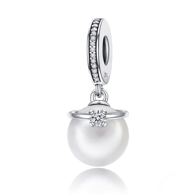 S925 Sterling Silver Elegant Pearl Charm DIY Bracelet Accessories