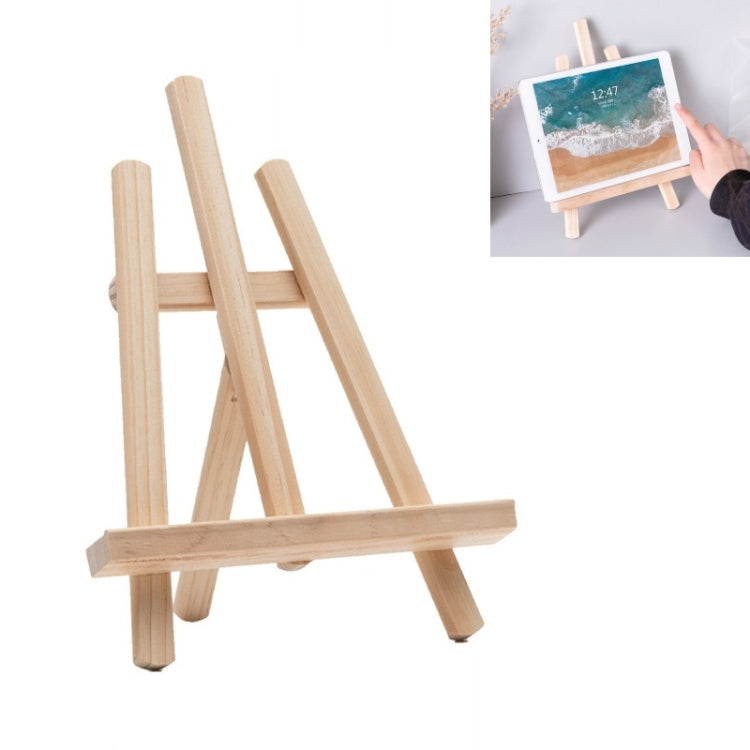 Wooden Desktop Mobile Phone Ipad Stand Flat Folding Mini Easel