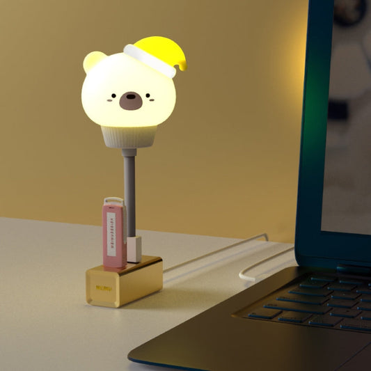 USB Night light LED Cute Bedroom Sleep Eye Protection Bedside Lamp My Store