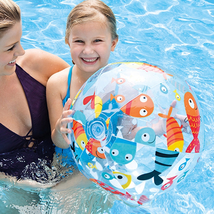 Children Early Education Swimming and Water Toys Inflatable Beach Ball Color Random Delivery