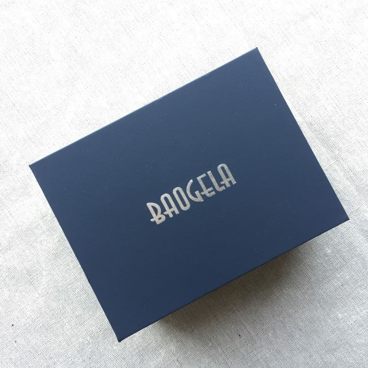 BAOGELA Paper + Sponge Square Watch Packaging Box Black Watch Gift Box, Size: 12.5 x 9.5 x 7.2cm Reluova