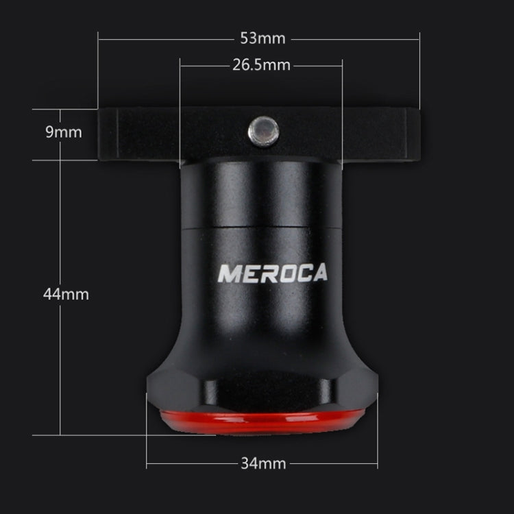 MEROCA MX2 Smart Sensor Brake Tail Light Mountain Bike Light USB Charging Road Bike Night Riding Tail Light Reluova