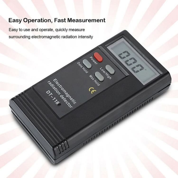 DT-1180 Electromagnetic Radiation Detector Measuring Range 50-1999V/M Electromagnetic Wave Radiation Protection Detector My Store