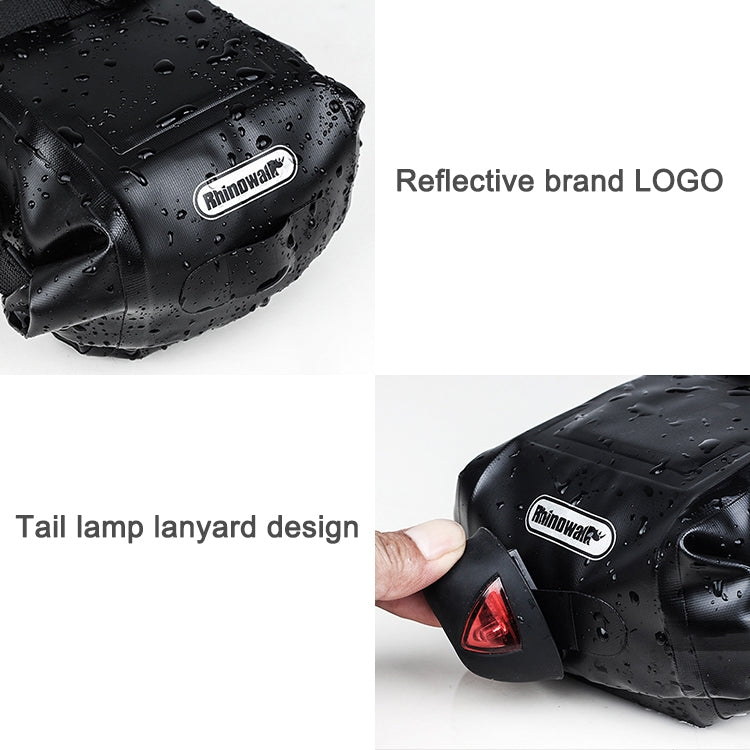 Rhinowalk Bicycle Tail Bag Waterproof Bicycle Saddle Bag Mountain Bike Back Seat Bag Riding Bag