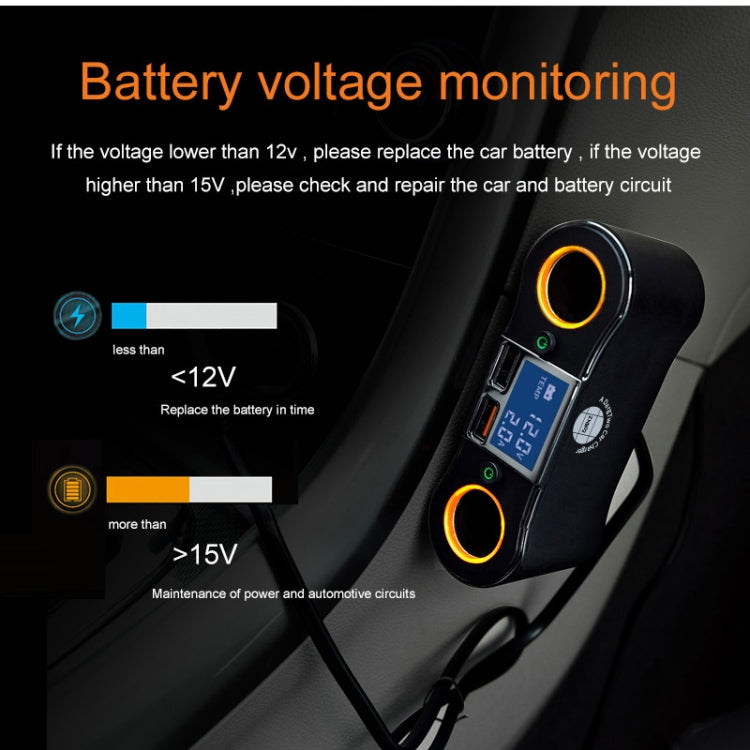 ZNB02 Car Charger Dual USB Car Cigarette Lighter