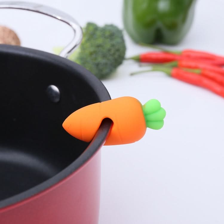 6 PCS Silicone Carrot Pot Lid Elevated Anti-overflow Device Kitchen Utility Gadget - Reluova