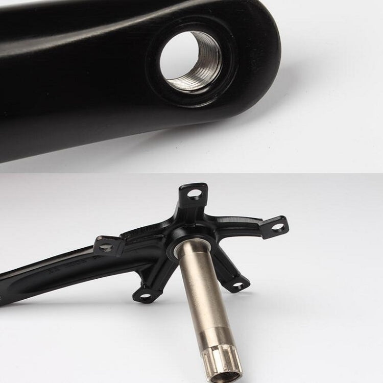 Litepro Folding Bicycle LP Hollow One-piece Crank Tooth Disc Bottom Axle Modified SP8 Reluova