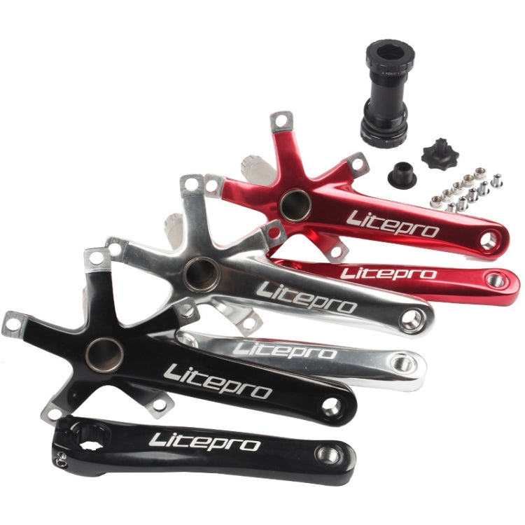 Litepro Folding Bicycle LP Hollow One-piece Crank Tooth Disc Bottom Axle Modified SP8 Reluova