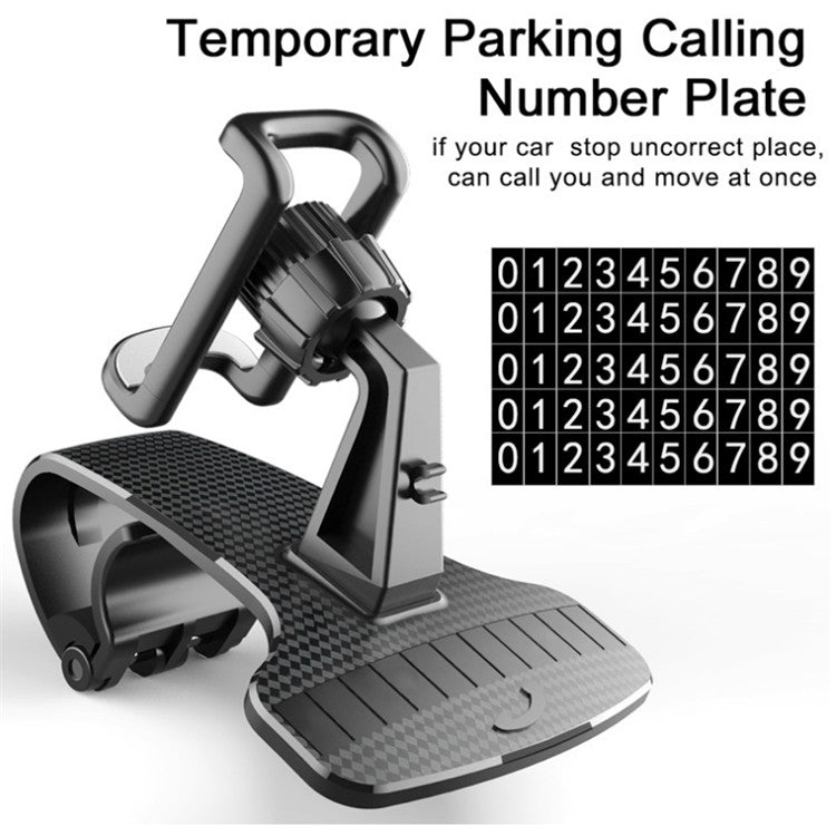 Car Mobile Phone Holder Buckle Instrument Trolley Inner Clip Mobile Phone Navigation Bracket With Number Plate ÎҵÄÉ̵ê