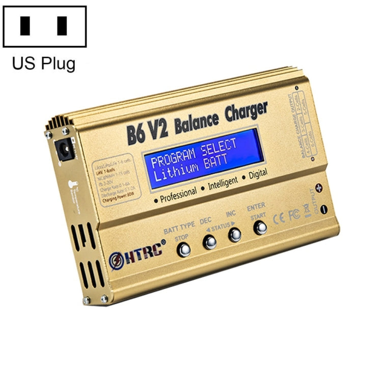 HTRC B6 V2 Model Airplane Charger Smart Balance Charger,