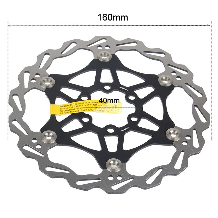 SNAIL FD-01 Mountain Bike Floating Disc Bicycle Brake Pad Six Nail Brake Disc Reluova