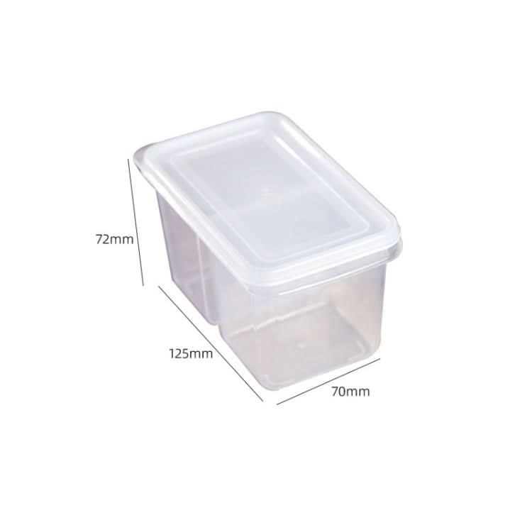 2pcs / Set Kitchen Refrigerator Storage Box Green Onion Ginger Garlic Transparent With Lid Fresh-keeping Box Food Sealed Box-Reluova