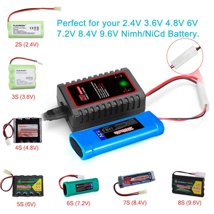 HTRC N8 Ni-MH Ni-Cr Battery Charger Smart Balance Charger, Reluova