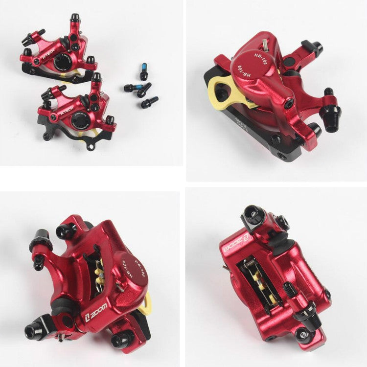 ZOOM HB100 Mountain Bike Hydraulic Brake Caliper Folding Bike Cable Pull Hydraulic Disc Brake Caliper