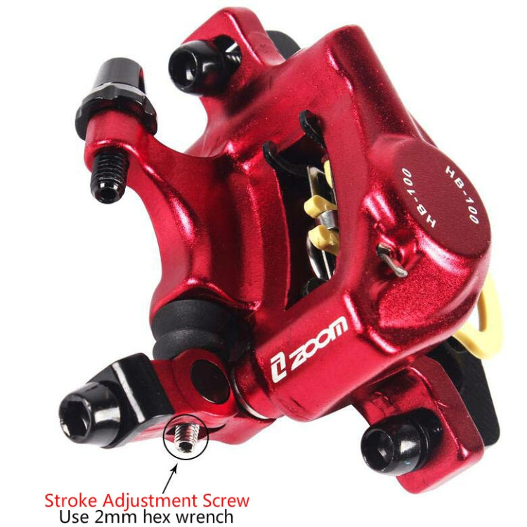 ZOOM HB100 Mountain Bike Hydraulic Brake Caliper Folding Bike Cable Pull Hydraulic Disc Brake Caliper Reluova