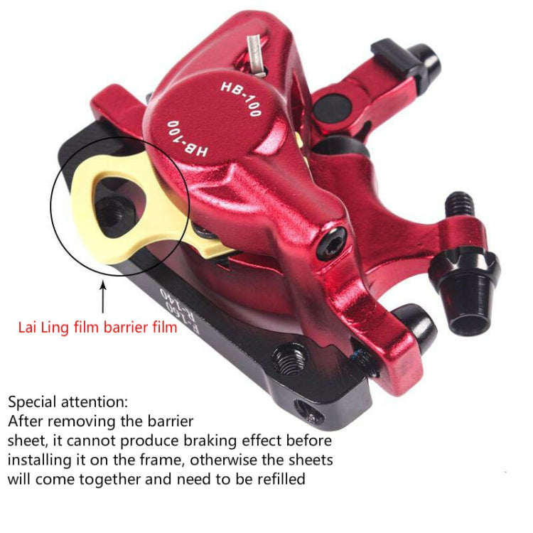 ZOOM HB100 Mountain Bike Hydraulic Brake Caliper Folding Bike Cable Pull Hydraulic Disc Brake Caliper Reluova