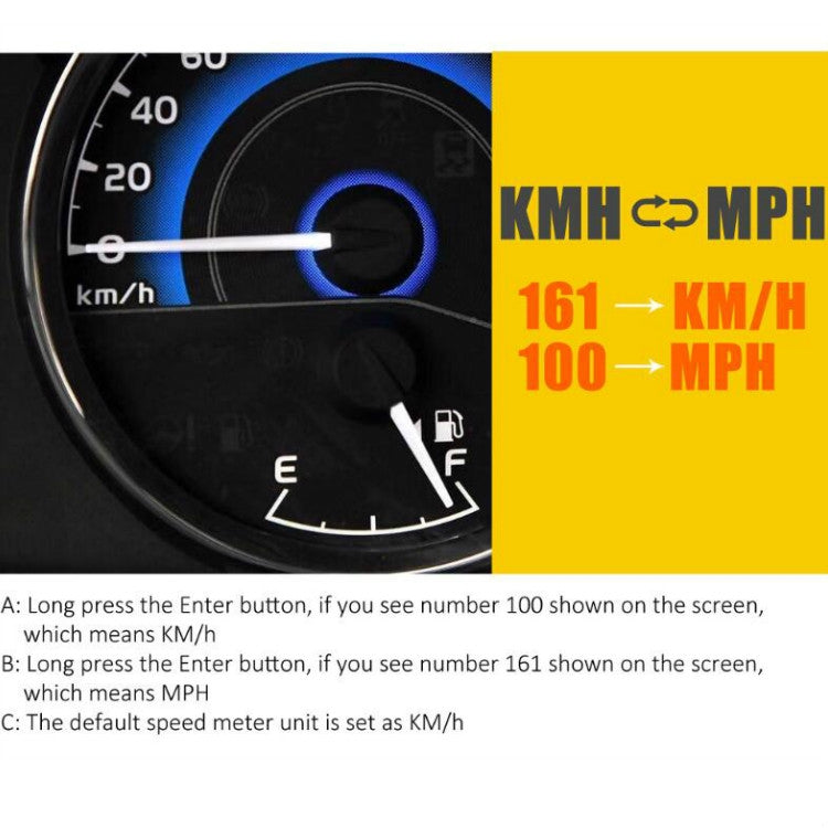 Kingneed C60 3inch Car HUD Head-up Display Car Speed Meter Universal Projection GPS Satellite Speed Measurement