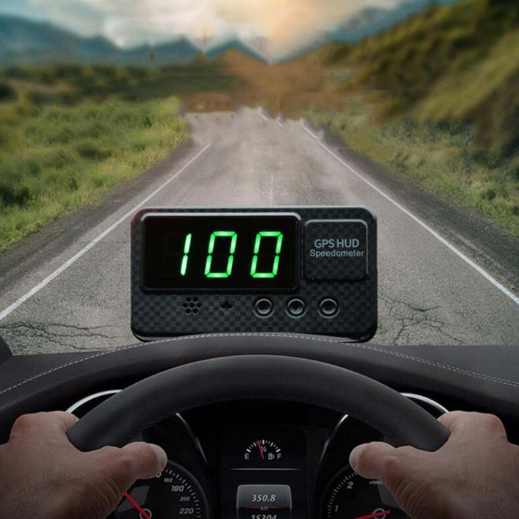 Kingneed C60S 3inch Car HUD Head-up Display Car Universal GPS Satellite Speedometer Speeding Alarm Speeding Alarm / GPS Satellite Speed Measurement