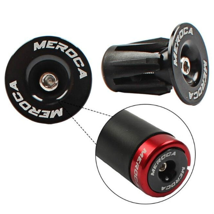 1pair MEROCA Mountain Bike Expansion Lock Bar Plug Road Bike Bicycle Bar Plug End Cover-Reluova