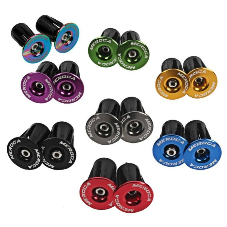 1pair MEROCA Mountain Bike Expansion Lock Bar Plug Road Bike Bicycle Bar Plug End Cover-Reluova