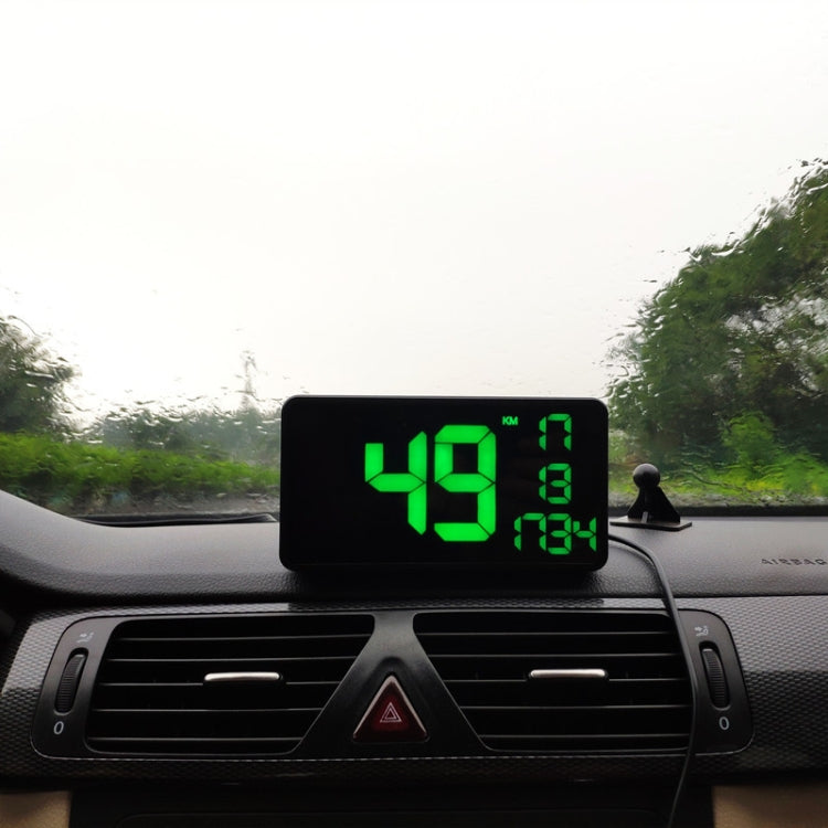 C1090 6.2 inch HUD Car Head-up Display GPS Car Universal Mileage Speed Meter Speeding Alarm / GPS Satellite Speed Measurement