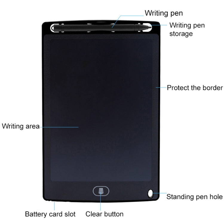 8.5 inch LCD Handwriting Board Children Drawing Graffiti Handwriting Board Reluova