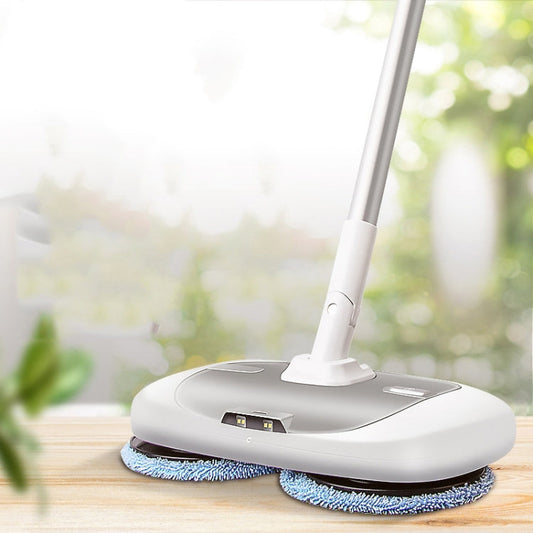 Cordless Electric Rotary Mop Floor Scrubber Household Handheld Water Spray Cleaning Multifunctional Mop UK Plug My Store