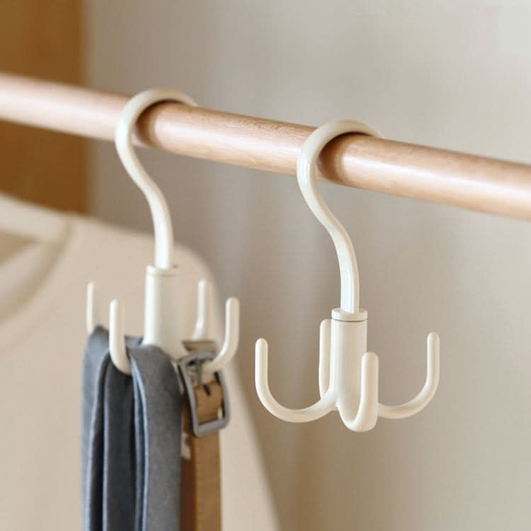 Rotatable Tie Belt Wardrobe Storage Hook