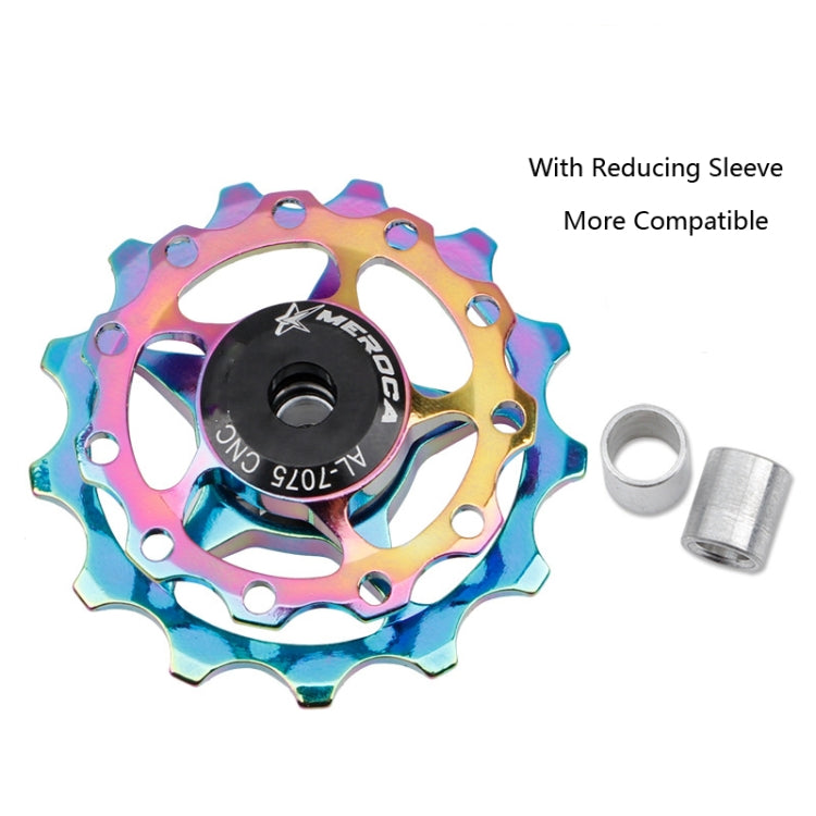 MEROCA Metal Bearings Mountain Bike Road Bike Rear Derailleur Guide Wheel 11T/13T Guide Wheel Reluova