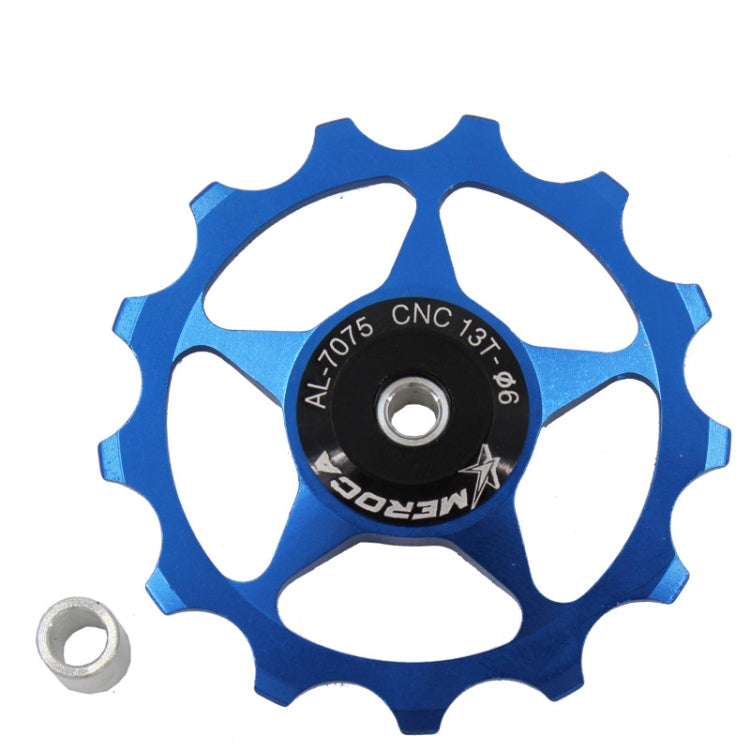 MEROCA Metal Bearings Mountain Bike Road Bike Rear Derailleur Guide Wheel 11T/13T Guide Wheel Reluova