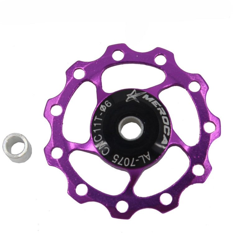 MEROCA Metal Bearings Mountain Bike Road Bike Rear Derailleur Guide Wheel 11T/13T Guide Wheel Reluova