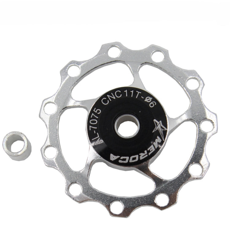 MEROCA Metal Bearings Mountain Bike Road Bike Rear Derailleur Guide Wheel 11T/13T Guide Wheel Reluova