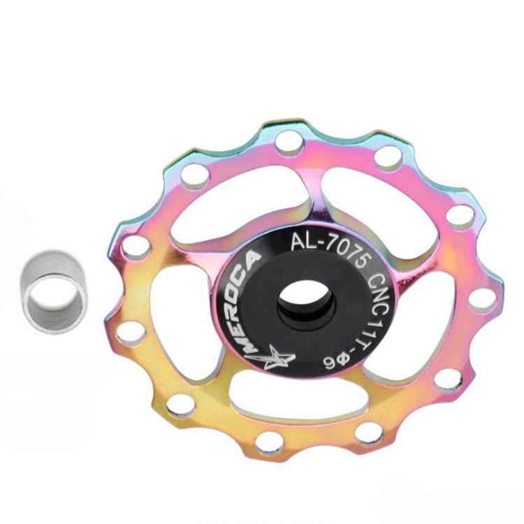 MEROCA Metal Bearings Mountain Bike Road Bike Rear Derailleur Guide Wheel 11T/13T Guide Wheel Reluova