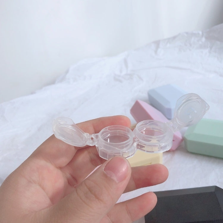 2pcs Contact Lens Case Simple Mini Push-type Double Box Contact Lens Case Random Colour-Reluova