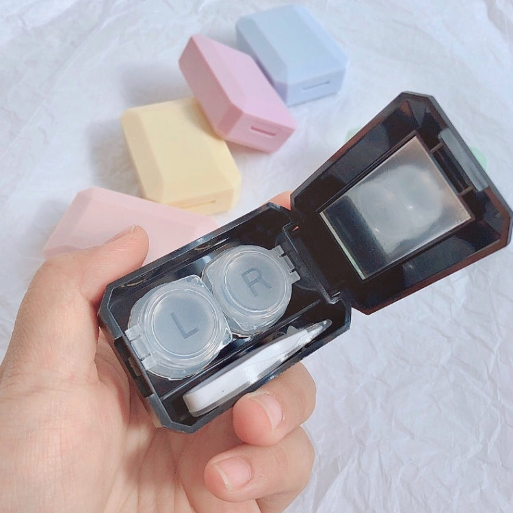 2pcs Contact Lens Case Simple Mini Push-type Double Box Contact Lens Case Random Colour-Reluova