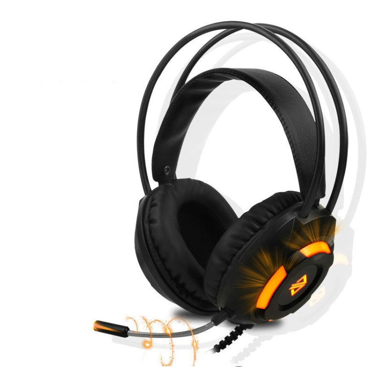 Ajazz AX120 7.1-channel Computer Head-mounted Gaming Headset Listening and Distinguishing Position Super Bass with Microphone