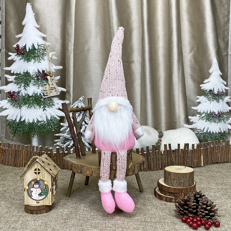 Christmas Decorations Dolls Faceless Elderly Dolls Window Decorations