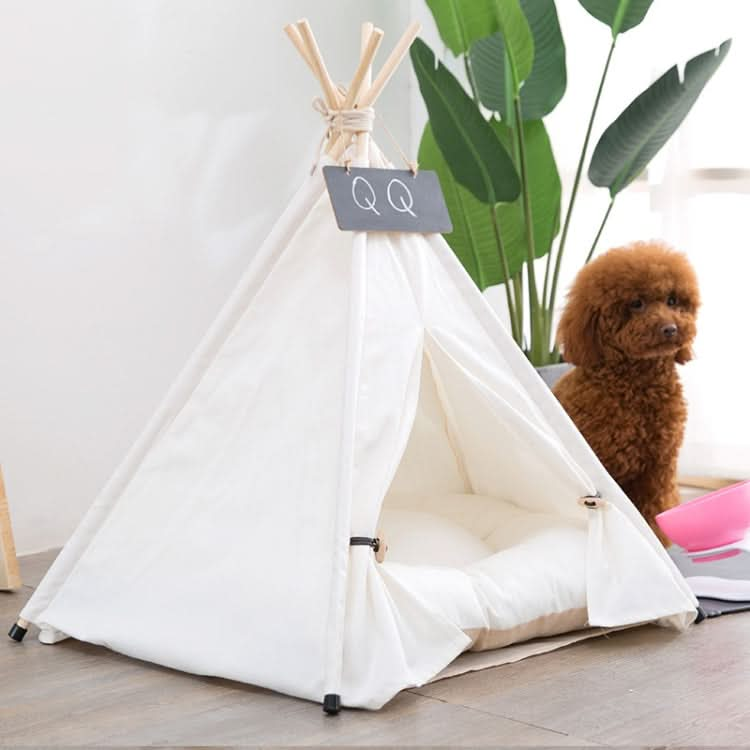 Pure White Pet Tent Nest For Small And Medium Dogs and Cats Foldable Playhouse - Reluova