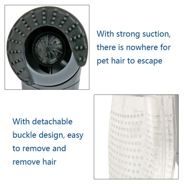 Pet Hair Suction Device Electric Massage Cleaning Vacuum Cleaner Pet Hair Sticking Device - Reluova