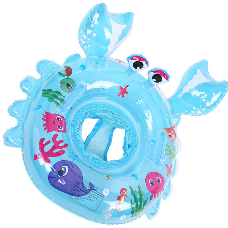 Crab Shape Baby Swimming Ring Sitting Ring Inflatable Float Ring