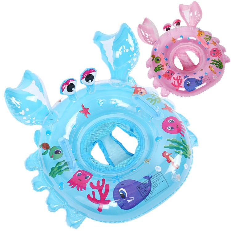 Crab Shape Baby Swimming Ring Sitting Ring Inflatable Float Ring