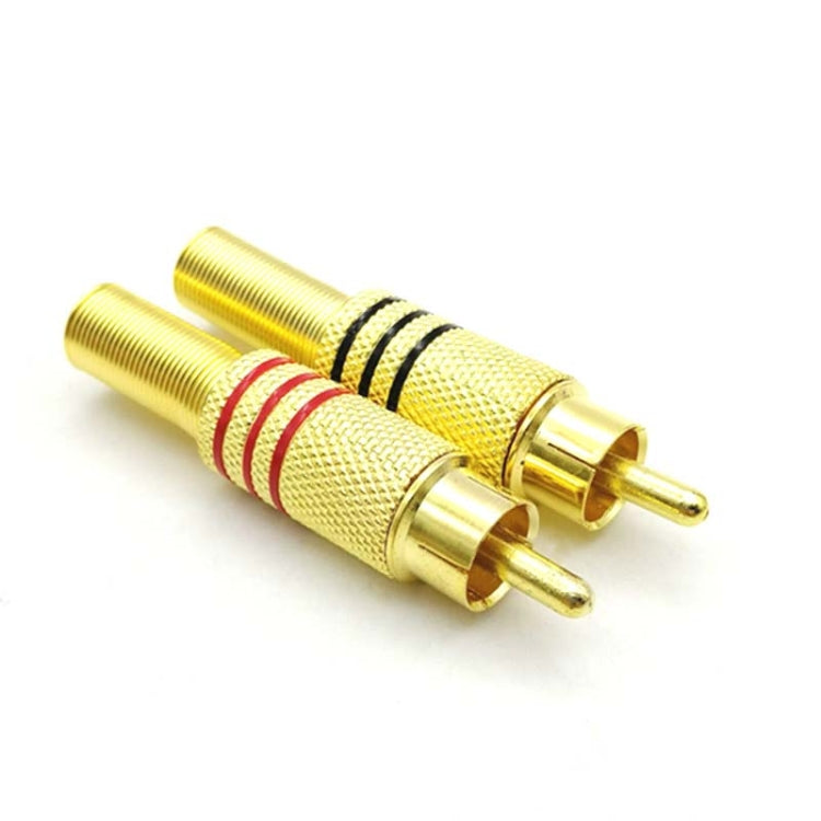 30 PCS RCA Lotus Head AV Audio and Video Plug Plum Blossom Plug Lotus Head RCA Head