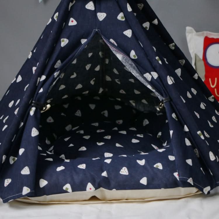 Pet Tent Removable And Washable Wooden Cat Kennel with Cushion - Reluova